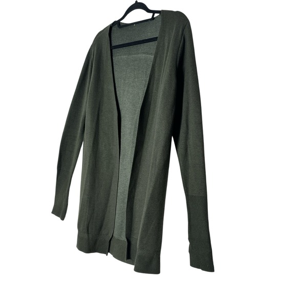 Lululemon City‎ Street Cardigan Size 10 Large Heathered Camo Green - Picture 3 of 9